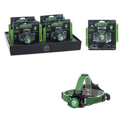 Kodiak 1000 lm Black/Green LED Rechargeable Tactical Head Lamp