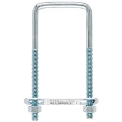Hampton 5/16 in. X 2 in. W X 4-3/4 in. L Coarse Zinc-Plated Steel Square Bend U Bolt
