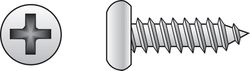 HILLMAN No. 14 Ga. X 3 in. L Phillips Pan Head Sheet Metal Screws 50 pk