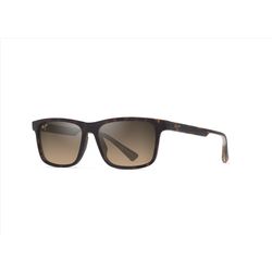 Maui Jim Okina Sunglasses Men's Shiny Dark Havana Frame HCL Bronze Lens Polarized