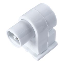 Jandorf Plastic Fluorescent Pedestal Base Socket 1 pk