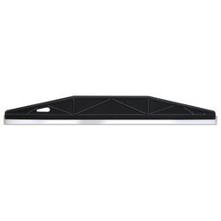 Allway 0.31 in. W X 24 in. L Black Plastic/Steel Paint Shield