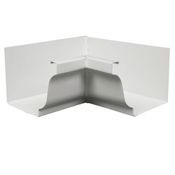 Amerimax 5 in. H X 6 in. W X 10 in. L White Aluminum K Inside Corner