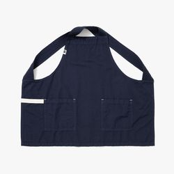 Hedley & Bennett Smock 2 pocket Blueberry Cotton Solid Apron