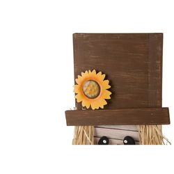 Glitzhome 42 in. Scarecrow Porch Sign Pathway Decor