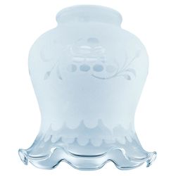 Westinghouse Vase White Glass Lamp Shade 1 pk