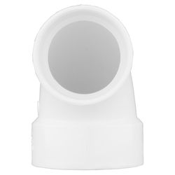 Charlotte Pipe 4 in. Hub X 3 in. D Hub PVC Elbow 1 pk