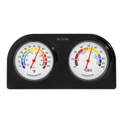 La Crosse Technology Hygrometer/Thermometer Plastic Multicolored 2.13 in.