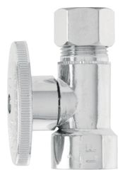 Keeney 1/2 in. FIP in. X 1/2 in. Brass Straight Stop Valve