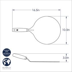 Nordic Ware 10 in. W X 17 in. L Cake Lifter Silver 1 pc