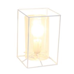 Lalia Home 9 in. White Table Lamp