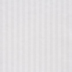 Zenna Home 72 in. H X 70 in. W White Striped Shower Curtain Liner Fabric