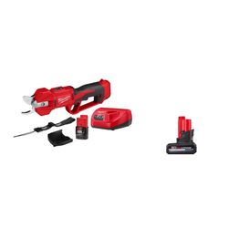M12 Pruner Tool w 2.0Ah and 5.0Ah Battery Packs Kit