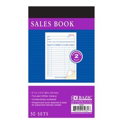 Bazic Products General Purpose 3 in. W X 6 in. L Multicolored Carbonless Sales Order Book