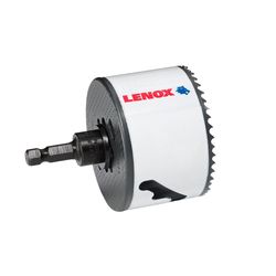 LENOX Speed Slot 3 in. Bi-Metal 1.5 in. L Hole Saw Arbor Included