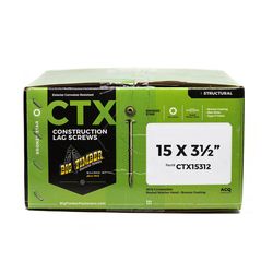 Big Timber No. 15 Ga. X 3 1/2 in. L Star Round Head Coarse Construction Screws