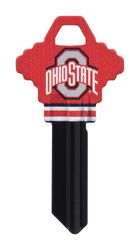 HILLMAN NCAA Ohio State Buckeyes House/Office Key Blank 68 Single For Schlage Locks Orange