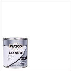 WATCO Gloss Clear Oil-Based Alkyd Wood Finish Lacquer 1 qt
