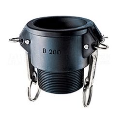 Abbott Rubber Polypropylene 1-1/2 in. D X 1-1/2 in. D Female Coupler 1 pk