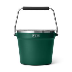 YETI Rambler Black Forest Green Stainless Steel Beverage Bucket