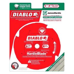 Diablo HardieBlade 6-1/2 in. D X 5/8 in. PCD Fiber Cement Blade 4 teeth 1 pk