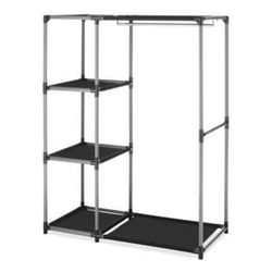 Whitmor Spacemaker 50 in. H X 39.13 in. W X 19 in. L Metal Garment Rack