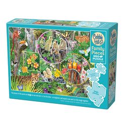 Cobble Hill Rainforest Magic Jigsaw Puzzle Cardboard 350 pc