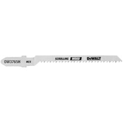 DEWALT 3 in. High Carbon Steel T-Shank Jig Saw Blade 12 TPI 5 pk
