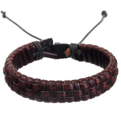 Mad Man Mens Orlando Brown Bracelet Leather