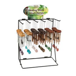 Regal Art & Gift Multicolored Metal/Wood 11 in. H X 1.75 in. L Mini Healing Wind Chime