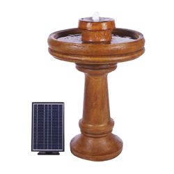 Alpine Polyresin Brown Fountain with LED Light