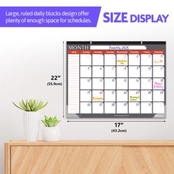 Bazic Products 17 in. W X 22 in. L Desk Pad Calendar 1 pk