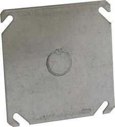 Raco Square Steel 4 in. H X 4 in. W Box Cover