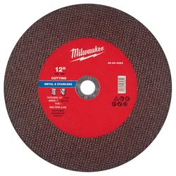 Milwaukee 12 in. D X 1 in. X 1/8 in. thick Metal Cut-Off Wheel 1 pc