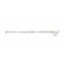 Meesh Drops Natural Macrame 42 in. H Short Double Bunk Plant Hanger 1 pk