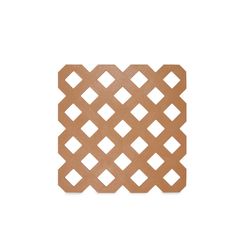 Grid Axcents 4 ft. W X 8 ft. L Cedar Plastic Privacy Lattice Panel