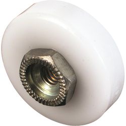 Prime-Line 3/4 in. D White Nylon Tub Enclosure Roller 2 pk