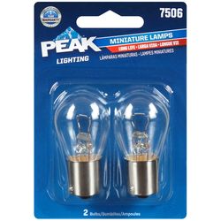 Peak Incandescent Parking/Stop/Tail/Turn Miniature Automotive Bulb 7506