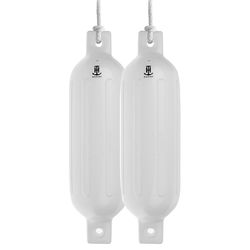 T-H Marine White Vinyl Boat Fender