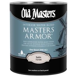 Old Masters Masters Armor Satin Clear Water-Based Floor Finish 1 qt