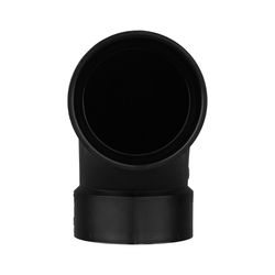 Charlotte Pipe 4 in. Hub X 4 in. D Hub ABS 90 Degree Elbow