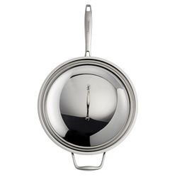 Tramontina Gourmet Stainless Steel Wok 12 in. Silver