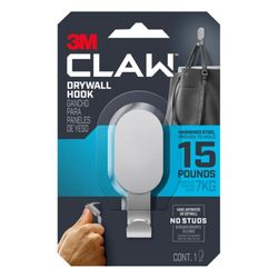3M Stainless Steel 15# Drywall Hooks 1 pk