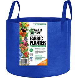Smart Pot 15.5 in. H X 20 in. W X 20 in. D X 20 in. D Fabric Grow Bag Planter Blue