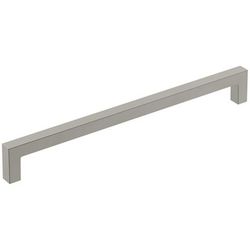 Amerock Monument Contemporary Bar Cabinet Pull 8-13/16 in. Satin Nickel Silver 1 pk
