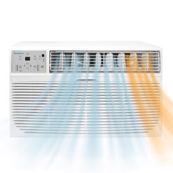 Keystone 8000 BTU 115 V Through-the-Wall Air Conditioner w/Remote 350 sq ft