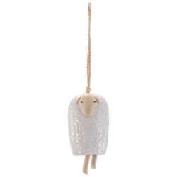 Good Tidings White Animal Ornament 5 in.