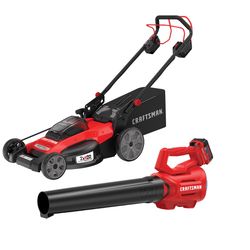 CRAFTSMAN V20 2x20V MAX 20-in. Self-Propelled Push Mower with V20 Cordless Axial Leaf Blower Kit