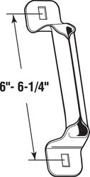 Prime-Line 6 in. L Steel Bottom Lift Handle