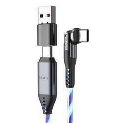 Statik PowerPivot Type C to Type C Cable 6 ft. Blue